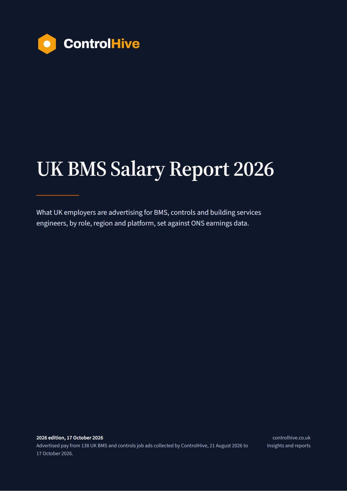 UK BMS Salary Report 2026, page 1